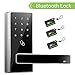 ZKTeco Keyless Entry Door Lock, Smart Door Lock Deadbolt with keypad, Fingerprint Door Lock, Electronic Deadbolt Lock, Biometric Door Lock Work for Home