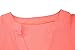 Dearlovers Women V Neck Short Sleeve Blouse Shirts Tops Large Orange