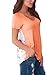 HOTAPEI Women Summer Casual Floral Print Short Sleeve Criss Cross Shirts Blouse Tops Pink Large