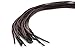 OrthoStep Thin Round Athletic Nylon Shoelaces - Fused Tips - Work Boot Laces 2 Pair Pack - Made in the USA