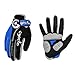Cgecko Men's Reflex Gel Bike Full Finger Glove Cycling Skiing Skateboard Shock Pads
