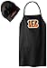 PSG mens Chef Hat and Set NFL Apron, Team Color, One Size US