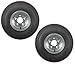 2-Pack Trailer Tires On Galvanized Rims 18.5x8.5-8 18.5 x 8.5-8 Load C 5 Lug
