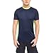 Mens UV Rashguard Swim Shirt Short Sleeves UPF 50+ Anti-Microbial Sunburn Protection No Fading