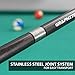 EastPoint Sports Composite Billiard Pool Cue - 58 Inch - Features Premium Fiberglass Material, Graphite Reinforcement, Micro-Fiber Grip (Color May Vary)