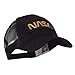 Text Law and Forces Embroidered Patched Mesh Cap - NASA OSFM,Black,One Size