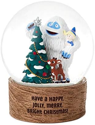 Snow Globes - Hallmark 1XKT5385 Rudolph, Hermey and Bumble Water Globe
