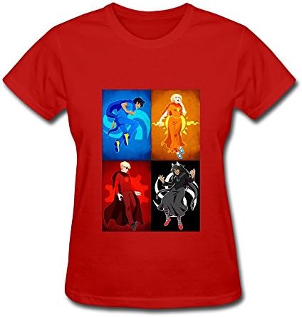 RILI Women's Homestuck God Tier Beta Kids T-shirt Size XL Red