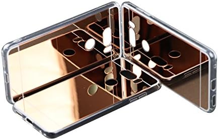 BaLeeLu LG V30 Plating Case Cover Ultrathin Transparent Clear Luxury Mirror TPU Soft Silicone Cover Protective Bag Back Cover Rose Gold