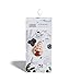 Rookie Humans 100% Cotton Sateen Fitted Crib Sheet: Woodland Dreams. Modern Nursery, Use as a Photo Background for Your Baby Pictures. Standard Crib Size (52 x 28 inches) (Black White)