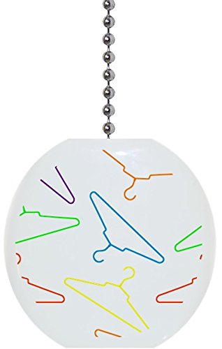 Carolina Hardware and Decor Laundry Clothes Hangers Solid Ceramic Fan Pull