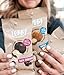 Lebby Dark Chocolate Covered Chickpea, Irresistibly Delicious Dark Chocolate Chickpea Snack Packs, Gluten Free, Non-GMO & Vegan, 1.5 Ounce (Pack of 6)