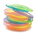 Neliblu Let Them Glow! Glow in The Dark Rubber Bangle Bracelets - Bulk Pack of 12 Bracelets Great for Stocking Stuffers, Birthday Parties, Party Favors, Party Supplies, Award Boxes.