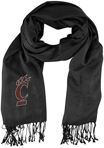 Little Earth Productions 151101-UCIN Cincinnati University of Pashi Fan Scarf - Black