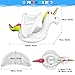Meland Baby Pool Float with Canopy - Unicorn Inflatable Swimming Pool Floaties Boat with Sun Shade for Infants Toddlers (Unicorn)