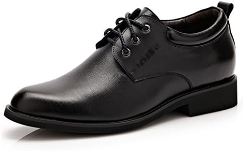 SHANGWU Men's business shoes Height Increasing Elevator Shoes Taller Men Dress Shoes