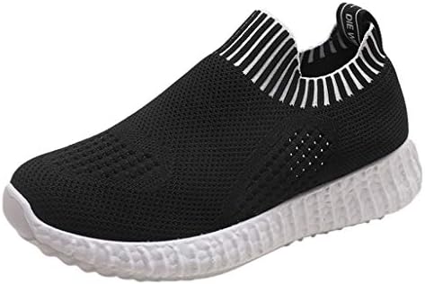 Womens Breathable Mesh Sport Shoes Cushioned Insole Lightweight Slip On Sneakers Casual Loafers Shoes with Soft Sole