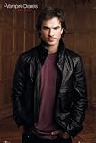 The Vampire Diaries - TV Show Poster (Damon Salvatore / Ian Somerhalder - Leather Jacket) (Size: 24