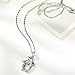 NEOGLORY Jewelry Aurora Borealis Crystal Penguin Birthstone Pendant Necklace Women Jewelry