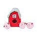 ZippyPaws Burrow- Interactive Dog & Puppy Toys for Boredom, Stimulating Pet Products to Keep Them Busy, Hide & Seek Plush Dog Puzzles, Squeaky Toy for Enrichment, for Small & Medium Dogs- Pig Barn