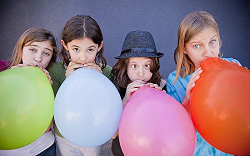 image for Feiyisuosi Party Balloons 12 Inches Rainbow Set (100 Pack), Assorted C