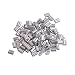 Accessbuy 1/16"Cable 100 Pieces Aluminum Crimping Loop Sleeve Wire Rope Wire Rope and Cable