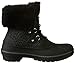 crocs Women's AllCast II Luxe Snow Boot, Black Shimmer, 7 M US