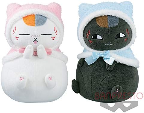 Amazon 夏目友人帳 でっかいぬいぐるみ ニャンコ先生あったかケープ 全2種セット ニャンコ先生 黒ニャンコ おもちゃ おもちゃ