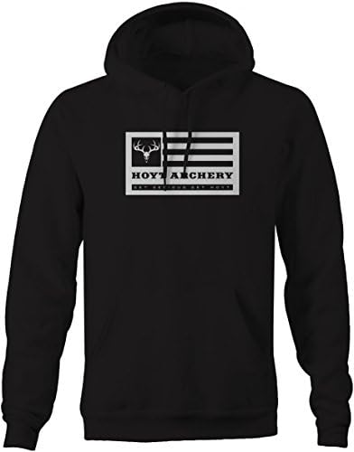Hoyt Archery Deer Flag Get Serious Bow Hunting Sweatshirt - Xlarge