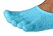 5-Toe Gel Lined Foot Moisturizing Socks by NatraCure – Aloe & Shea Infused Fuzzy Hydrating Socks - Soft Feet Moisturizer Spa & Pedicure Socks for Dry Cracked Heels, Calluses - Size: XX-Small