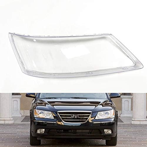 06 Pair ヘッドランプレンズカバーシェル ホーム A カーパーツ ヘッドライトレンズlampcoverカバー 車のヘッドライトレンズのフィット感のためのヒュンダイソナタnf 04 ヘッドライトレンズカバー 05 ビューティー 07 08車ヘッドライトカバーの取り付け自動