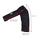 Lalawow Light Weight Adjustable Gym Sports Adjustable Stretch Black Single Shoulder Support Brace (Left)