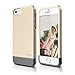 elago iPhone SE case, [Glide][Champagne Gold/Metallic Dark Grey] - [Mix and Match][Premium Armor][True Fit] - for iPhone SE/5/5S