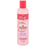 Luster's Pink Oil Moisturizer Hair Lotion Aloe Vera & Jojoba Oil 8 oz ( Pack of 2)