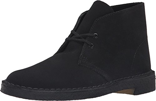 Clarks Originals Men's Desert Boot, Black Suede, 8 M