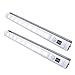 [Upgraded]VIBELITE 9 LED Motion Sensing Closet Lights, 2 Pack DIY Stick-on Anywhere Portable 9-LED Wireless Cabinet Night/ Stairs/ Step Light Bar with 360° Rotated Sensor (Battery Operated)
