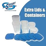 Extra Containers and Lids for Smart Spin Storage