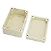 LeMotech Waterproof Dustproof IP65 ABS Plastic Junction Box Universal Electric Project Enclosure Pale Gray 3.9 x 2.7 x 2 inch (100 x 68 x 50 mm)