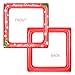 Amosfun Christmas Inflatable Selfie Frame Picture Selfie Frame Funny Photo Booth Props Blow Up Party Props for Birthday Wedding Bridal Shower (27.95 x 27.95 Inch)