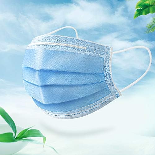 Zartk 50PCS 4-Layer Disposable M-a-s-ks Dustproof Waterproof Universal Breathable Folding M-a-s-k with Elastic Strap Safer protection Prevention air Pollution Dust filter