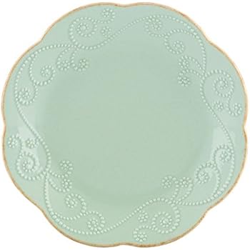 Lenox French Perle Dessert Plates, Ice Blue, Set of 4