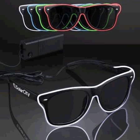Blinkee Electro Luminescent Banray Sunglasses Assorted By