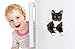 Winston & Bear 3D Cat Stickers - 2 Pack - Reaching Black & White Tuxedo Cat Decals for Wall - Fridge - Toilet - Room - Car - Retail Packaged