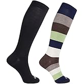 ja vie Women & Men Comfy 75% Merino Wool Compression Socks 15-20mmHg Extra Soft
