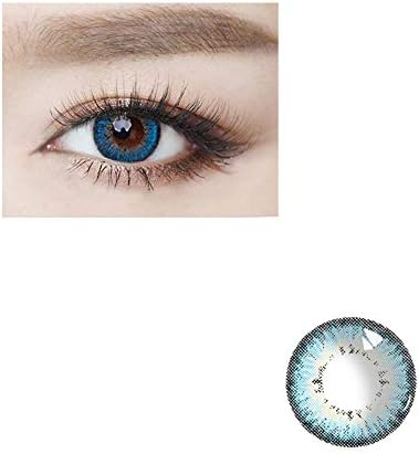 Eyes Color Contacts Lens Eyes Cosmetic Makeup Eye Shadow (Blue)