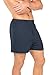 Men's Boxer Shorts - 3 Pack Bamboo Viscose Underwear by Texere (Sancus, Black/Heather Blue/Heather Burgundy, Large) Top Loungewear For him MB6305-402-L