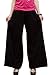 Mordenmiss Women's Linen Wide Leg Elastic Waistband Pants with Pockets