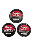 Angelus Shoe Wax Polish Black, Brown, Neutral Variety 3 Pack