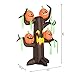 Kemper King 8 Foot Halloween Inflatable Tree, Airblown Spooky Dead Tree and 4 Scary Pumpkins Lighted for Home Yard Garden Indoor and Outdoor Decoration