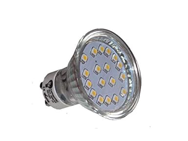 LED GU10, GU10 led Warmweiss, GU10 18 SMD 3528 LED Lampe Leuchte Strahler GU10 1W 18 SMD (3528) LEDs 230V Warmweiß 80 Lumen, 